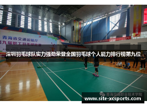 深圳羽毛球队实力强劲荣登全国羽毛球个人能力排行榜第九位