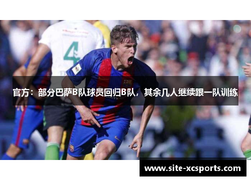 官方：部分巴萨B队球员回归B队，其余几人继续跟一队训练